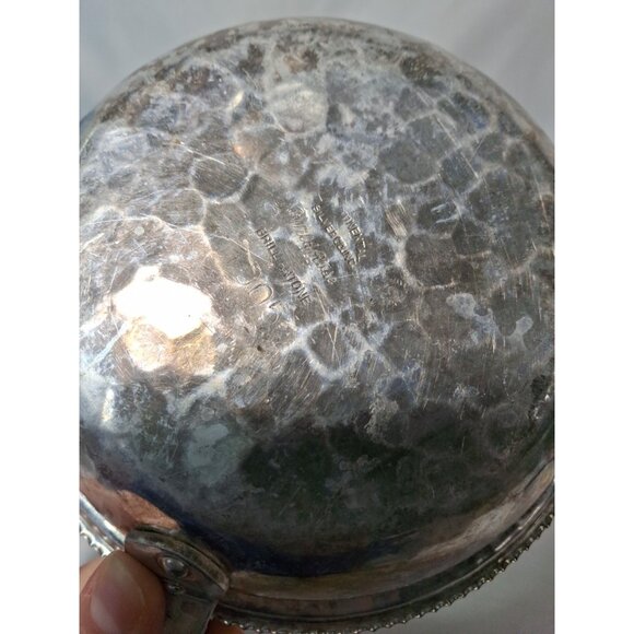 Vintage Continental Silver Co. Wild Rose Silent Butler Brilliantone #1005 - Picture 7 of 9